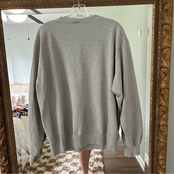 Vintage Champion Gray Crewneck Sweatshirt with Carolina UNC Tarheels - Picture 5 of 6